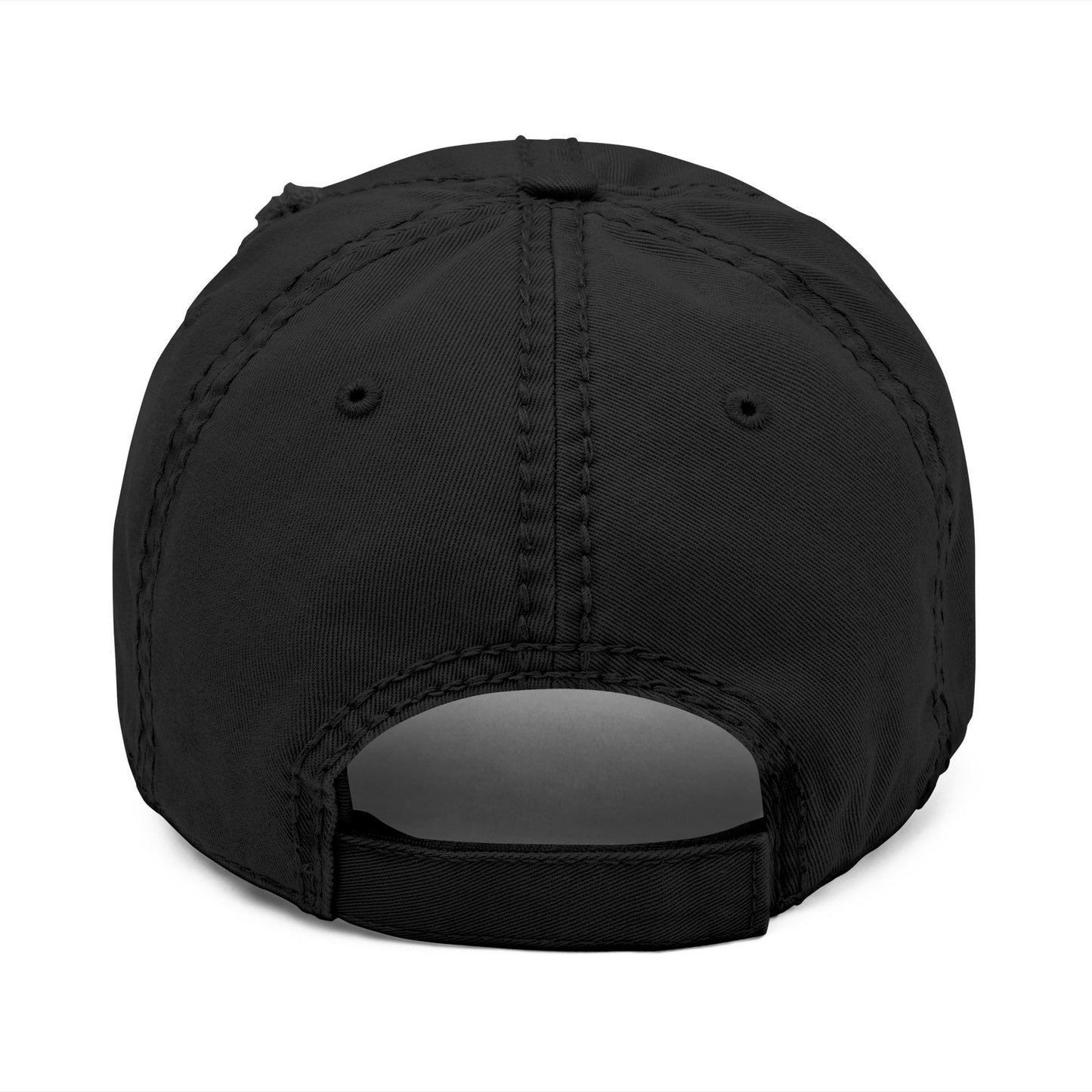 Conquer Crew Distressed Dad Hat - Casual Embroidered Cap